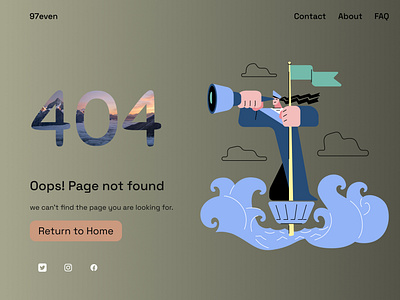 Error 404 Page branding design graphic design ui ux