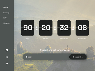 Simple Countdown Page