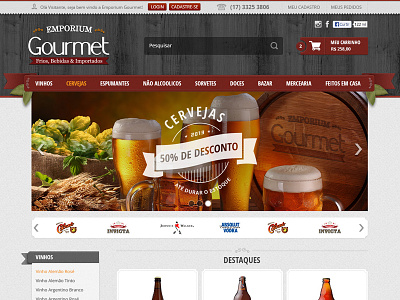 Emporium Gourmet beer drinks ecommerce food