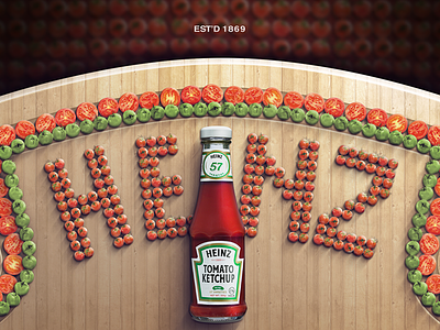 Heinz - Only Photoshop (Academic work) advertising heiz katchup