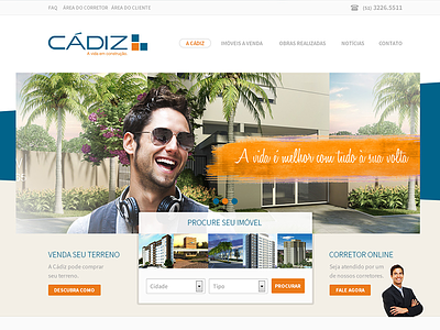 Website Cadiz construction real state website