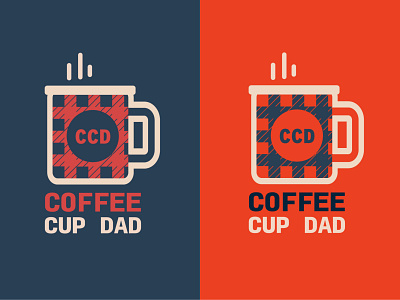Coffee Cup Dad brand coffee lifestye logo logo design vector art vectorart vectordesign