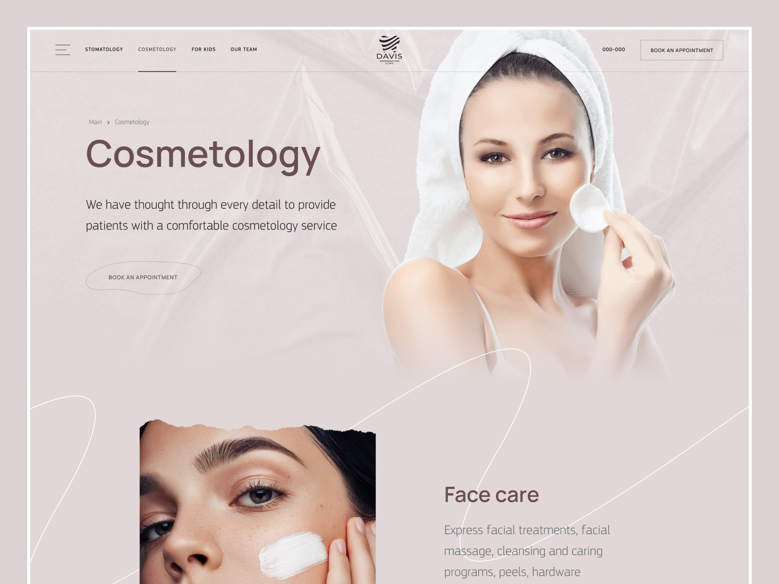 cosmetology-page-dental-clinic-by-roman-d-on-dribbble