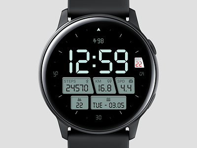 Digital Active | Watch face