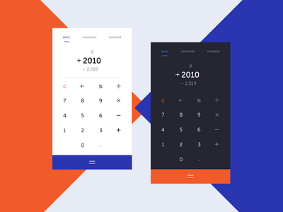 Calculator | DailyUI app calculator clean colors dailyui frame interaction interface math minimal mobile style ui ux white