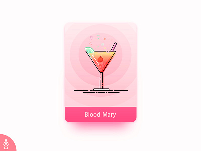 Cocktail:Blood Mary cocktail