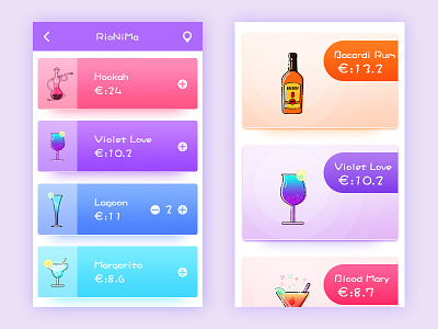 A app about wine ordered cocktails wine