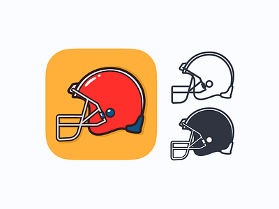 American Football Helmet Icon american football game glyph helmet icon outline sport