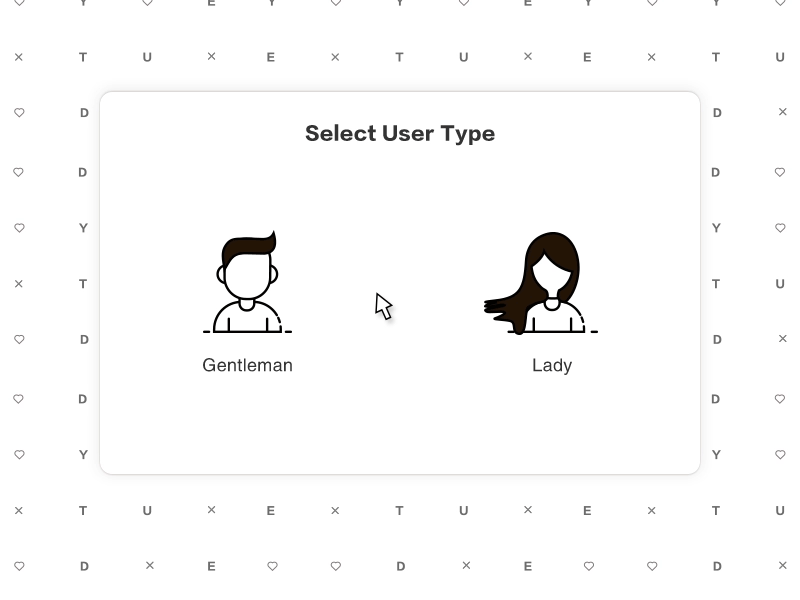 Daily_Ui #064 Select User Type select type user