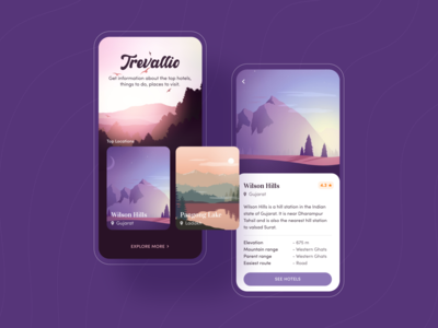 Travel Information app appui blog booking card design destinations holiday hotels illustrations information minimal prateek travel travelling trip ui ux vacation website