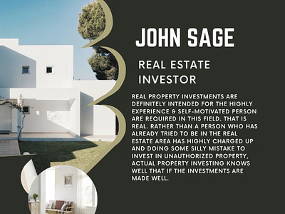 John Sage is one of the real estate Investor businessman development john sage property investor real estate service