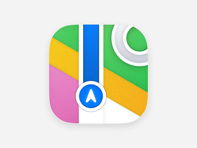 Apple Maps Icon Redesign app apple branding clean design graphic design icon illustration logo mac minimal os skeumorphic ui