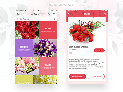 Flower delivery app