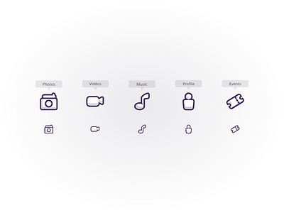 (update) Music Website Icons icons icons set music music website web design