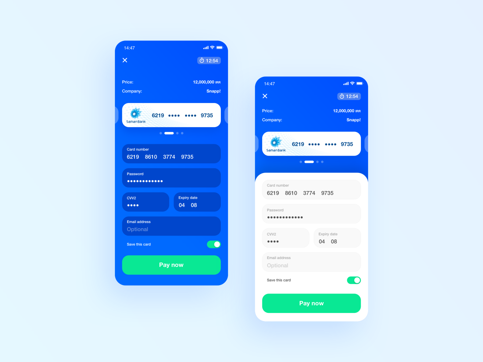 Payment Gateway Redesign by Hooman Hatefi on Dribbble