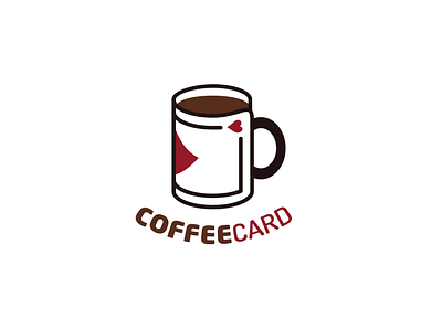 CoffeeCard logo branding graphic design logo