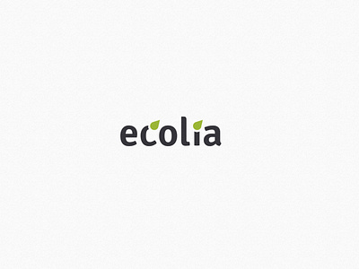 Ecolia logo design branding design graphic design logo