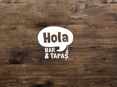 HOLA - Bar and Tapas branding design graphic design logo