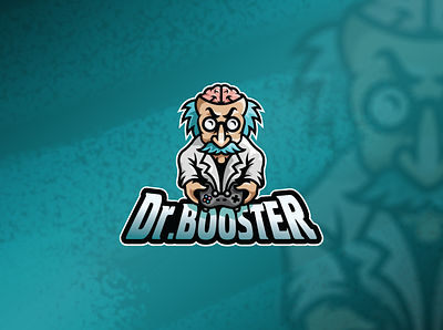 Dr. Booster - mascot logo design booster branding character logo design doctor esport logo game logo gaming graphic design illustration logo logo design mascot logo