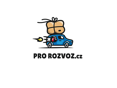 Pro Rozvoz - eng. "Professional Delivery" logo design