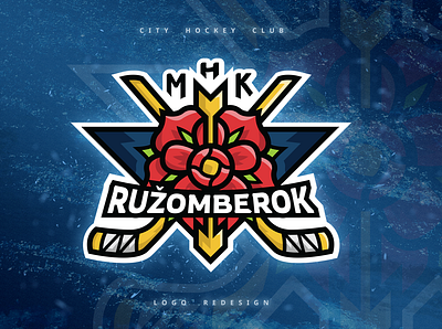 Ruzomberok Hockey club - logo design branding design graphic design hockey club hockey logo logo logo design mascot logo ruzomberok sport sport logo
