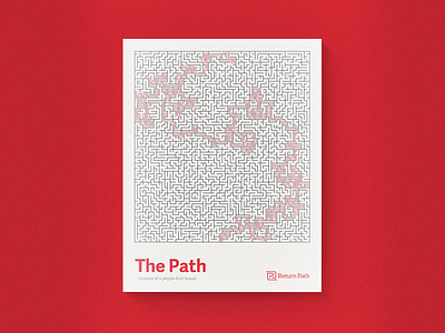 Return Path Brand Primer book colorful cover editorial magazine path primer red return