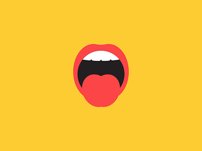 Tasteful Foods eat food lick lips logo mouth teeth tongue truck