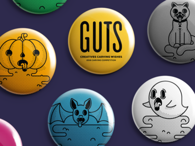 Spooky Halloween Buttons