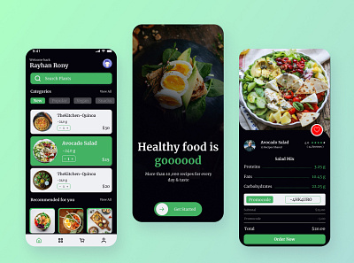 Food Mobile App Design app app design app ui dark moad delivery delivery app figma food food app food delivery app food delivery application food delivery service mobile mobile app online shop restaurant shop ui uidesign uiux