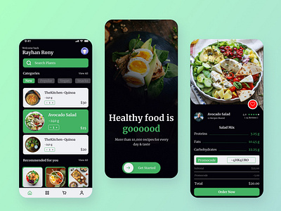 Food  Mobile App Design