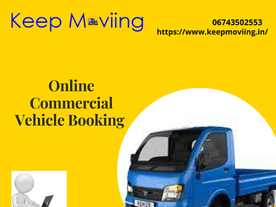 Online Commercial Vehicle Booking logistics packers and movers online mini truck booking online truck booking app