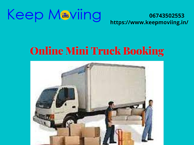 Online Mini Truck Booking logistics packers and movers online truck booking app