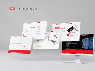 NYTROTECH WEBSITE UI DESIGN adobe xd app design graphic design illustration logo ui ux web website