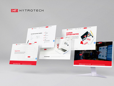 NYTROTECH WEBSITE UI DESIGN