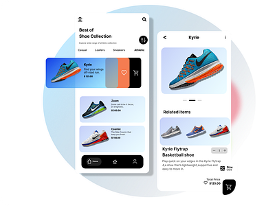 Shoes ui design by Harideep on Dribbble