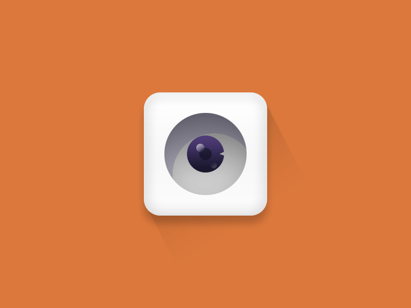 Eye in the Camera animation camera gif icon