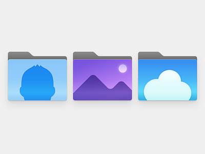 Folder Icon x3 @Dock