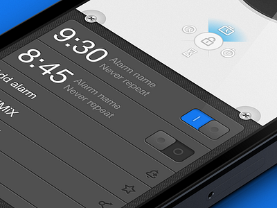 TiMiX Settings 2 app clock ios iphone mobile settings switch time ui