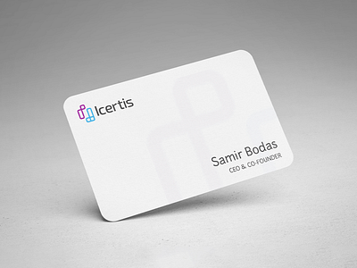 Icertis business card