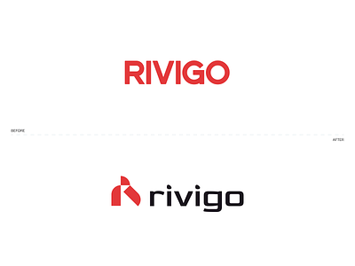 Rivigo logo re-design brand branding concept design export graphic design icon identity illustration import logistics logo r red redesign rivigo truck unicorn vector website