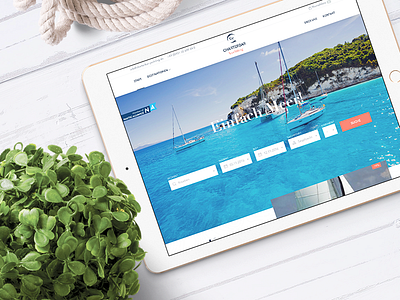 Charterbar Yachting branding ci corporate design microsite website yacht