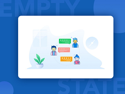 Peer Feedback app concept art design empty state illustration interaction design ui vector visual design web