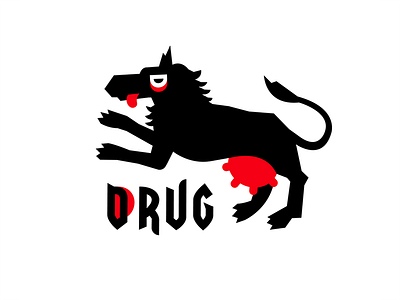 DRUG bar crazy dog drink drug extreme funk hardcore junk punk vape