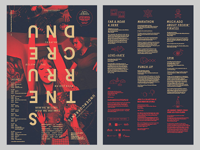 Undercurrents 2015 Program brand icons logo na northernarmy poster program undercurrents