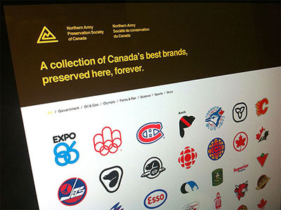Brand Preservation brands canada canadiana collection curation logos preservation