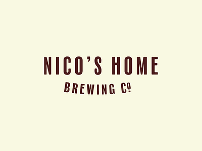 NHB CO. Logo beer branding brewery company icon logo