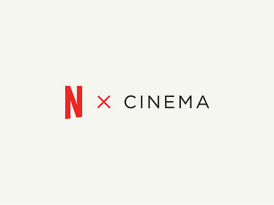 Netflix Cinema Logo app brand cinema design interface logo mark movie netflix