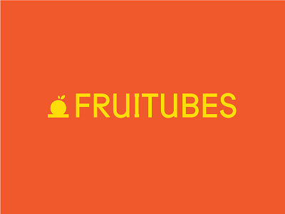 Fruitubes - Logo Concept color design fruit icon logo mark modular orange