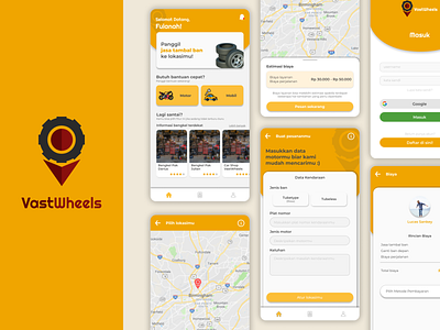 VastWheels - Jasa Tambal Ban Panggilan ui ux