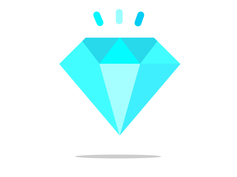 Diamond 2d animation after effects diamond